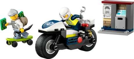 LEGO CITY Police Motorcycle Chase 60455 toy set with motorbike and ATM Ireland