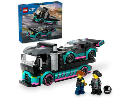 LEGO City Race Car and Car Carrier Truck 60406 packaging and full contents Ireland