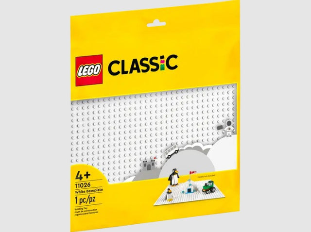 Lego Classic White Baseplate.