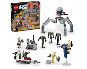 LEGO Clone Trooper & Battle Droid Battle Pack 75372 box and included items Ireland