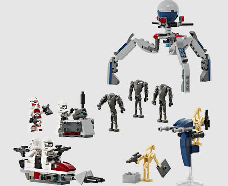 LEGO Star Wars Clone Trooper & Battle Droid Battle Pack 75372 with minifigures and vehicles Ireland
