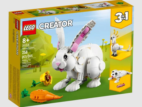 LEGO Creator 31133 White Rabbit set box front – ToyTown.ie