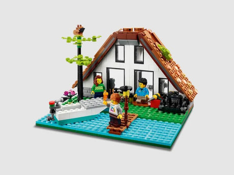Alternate house build with A-frame design and outdoor play area – ToyTown.ie