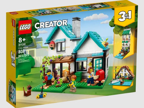LEGO Creator 31139 Cozy House 3 in 1 set box front – Buy in Ireland at ToyTown.ie