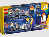 Back of LEGO Creator 31142 Space Roller Coaster box showing 3 builds – ToyTown.ie Ireland