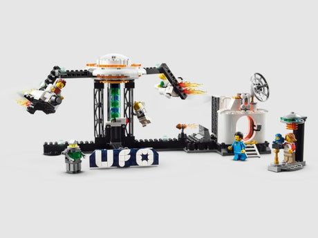 UFO-themed carousel amusement ride from LEGO Creator 31142 set at ToyTown.ie Ireland