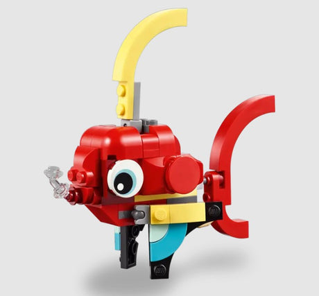 LEGO Creator 31145 fish toy build with curved fins, sold in Ireland by ToyTown.ie
