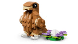 LEGO Creator Cute Hamster With Flower 31376 eagle model with egg in nest built from the set