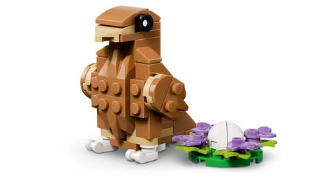 LEGO Creator Cute Hamster With Flower 31376 eagle model with egg in nest built from the set