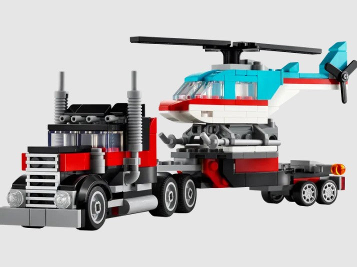 LEGO® Creator Flatbed Truck with Helicopter 31146