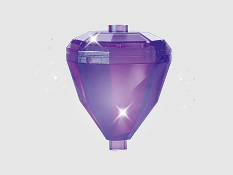 Purple diamond-shaped LEGO piece from Rapunzel’s skirt