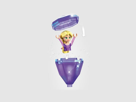 LEGO Rapunzel mini-doll inside sparkling diamond umbrella piece