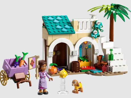 LEGO Disney Asha in the City of Rosas 43223 build with Asha, Star, and Valentino