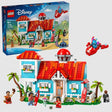 LEGO Lilo and Stitch Beach House with product box and full build