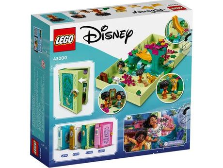 LEGO Antonio’s Magical Door box back showing interior play functions