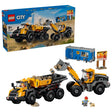 LEGO City Dump Truck & Front End Loader box with built dump truck, front end loader, site office, sign, minifigure and dog figure