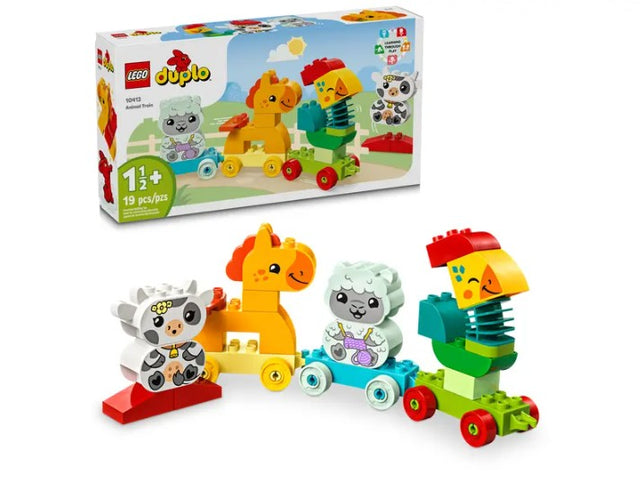 LEGO DUPLO 10412 Animal Train box and display of train and animals