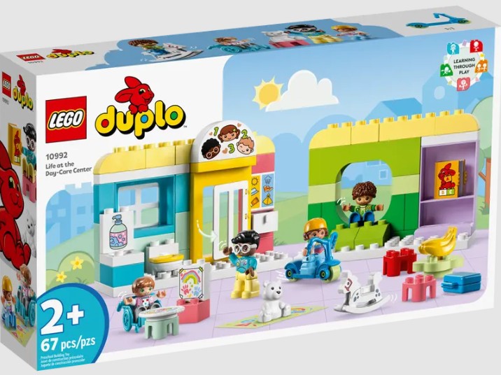 LEGO DUPLO Town Life At The Day-Care Center 10992 with box and play layout