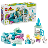 LEGO DUPLO Frozen Creative Box with Elsa, Olaf, packaging and assembled DUPLO pieces