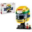 LEGO Ayrton Senna Helmet 43024 built model with Senna minifigure and product box
