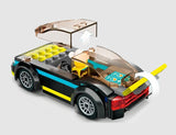 Rear view of LEGO Electric Sports Car 60383 with opening hatch – Ireland