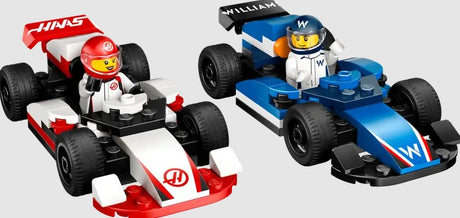 LEGO F1 Williams and Haas Race Cars 60464 set with minifigures Ireland