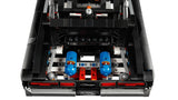 LEGO Technic Dodge Charger R/T car with open boot showing two blue NOS bottles