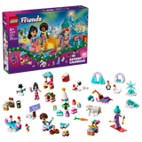 LEGO Friends Advent Calendar 2026 box with the minidolls, animals and festive builds arranged below