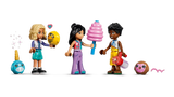 LEGO Friends minidolls with cotton candy, lollipop, donut, narwhal and bee accessories