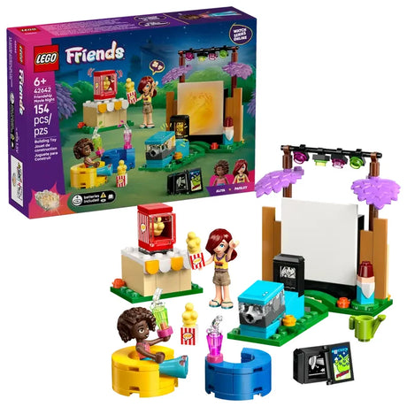 LEGO Friends 42642 Movie Night toy set with packaging and accessories Ireland
