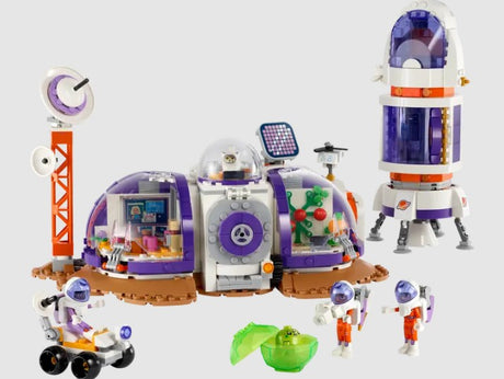 LEGO Friends Mars Space Base and Rocket 42605 set with modular base, rocket, rover, and 3 astronauts in Ireland