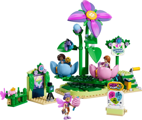 LEGO Friends Spinning Flower & Fairy Teacup Ride with flower teacup ride, photo booth, stand and minidolls