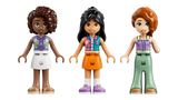 Three LEGO Friends minidolls from the Spinning Flower & Fairy Teacup Ride set