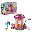 LEGO Gabby's Dollhouse Kitty Fairy's Garden House 11212 box with the completed garden house, Gabby and Kitty Fairy