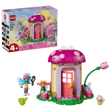 LEGO Gabby's Dollhouse Kitty Fairy's Garden House 11212 box with the completed garden house, Gabby and Kitty Fairy