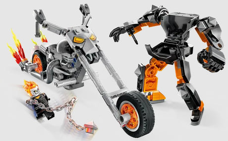 LEGO Ghost Rider mech, bike and minifigure from set 76245, Ireland