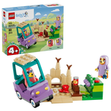 LEGO Grannies with Bingo and Bluey 11216 box with car, sandcastle, garden scene and figures