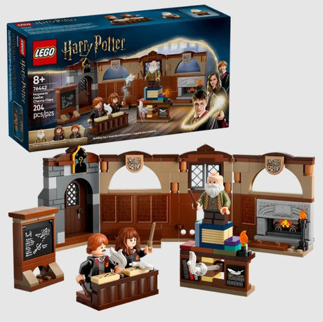 LEGO Harry Potter Charms Class 76442 – Box and full classroom playset