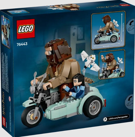 Back of LEGO box for Hagrid and Harry’s Motorcycle Ride set