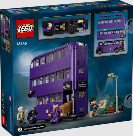 LEGO Knight Bus 76446 box rear with scenes