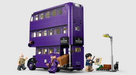 Knight Bus 76446 side view with minifigures