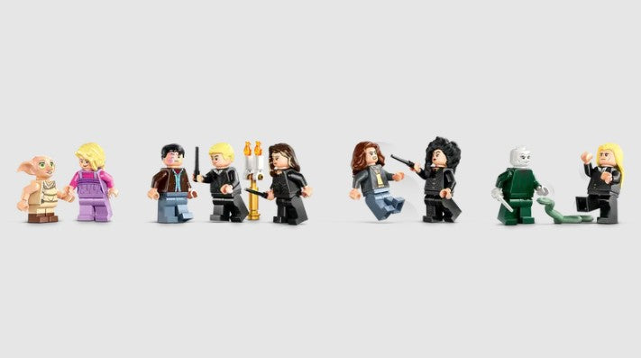 All LEGO minifigures included in the Malfoy Manor set