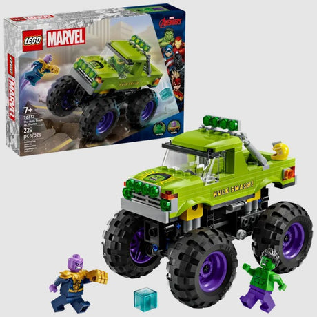 LEGO 76312 Hulk Truck vs. Thanos with packaging and set contents – Ireland