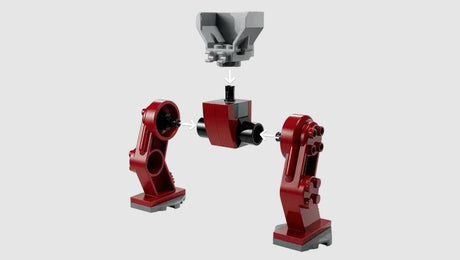 LEGO Hulkbuster leg assembly steps from 76263 set Ireland