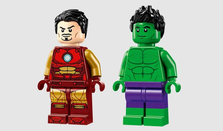 LEGO 76287 Iron Man and Hulk minifigures from Marvel Avengers in Ireland