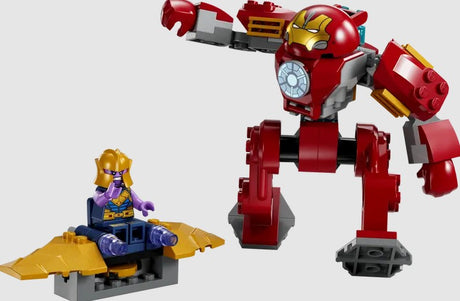 LEGO Iron Man Hulkbuster vs. Thanos 76263 set – action figure battle scene in Ireland