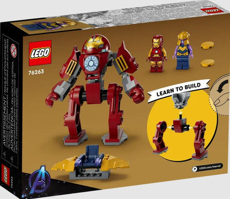 LEGO Marvel 76263 Hulkbuster vs. Thanos back of the box Ireland