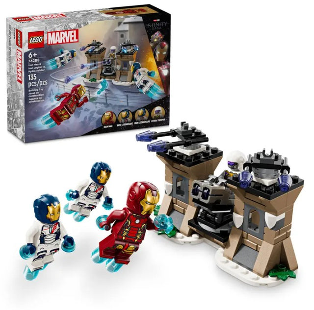LEGO Marvel 76288 Iron Man & Iron Legion vs. Hydra Soldier box and full build – Ireland