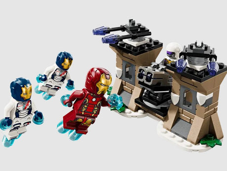 LEGO Iron Man & Iron Legion vs. Hydra Soldier 76288 set with minifigures in action – Ireland