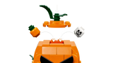 LEGO Jack-O'-Lantern Pickup Truck 40822 opening pumpkin showing the removable top, pumpkin head and skull